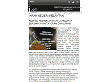 Tablet Screenshot of kelantan.ikram.org.my